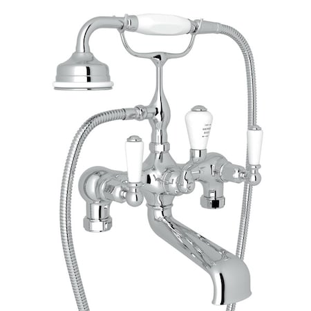 PERRIN & ROWE Edwardian Two Hole Tub Filler Without Risers U.3540L-APC